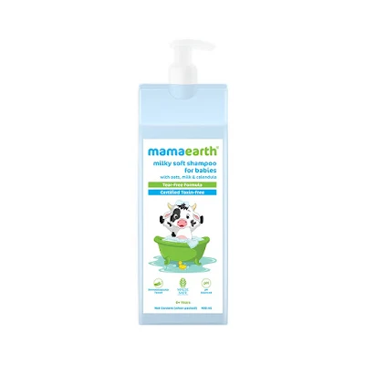 Milky Soft Shampoo With Oats, Milk And Calendula For Babies - 400 ml