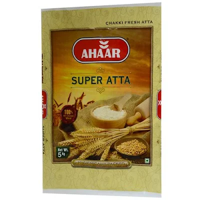 Ahaar Whole Wheat Atta - 5 kg