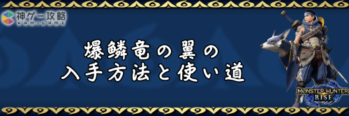 爆鱗竜の翼