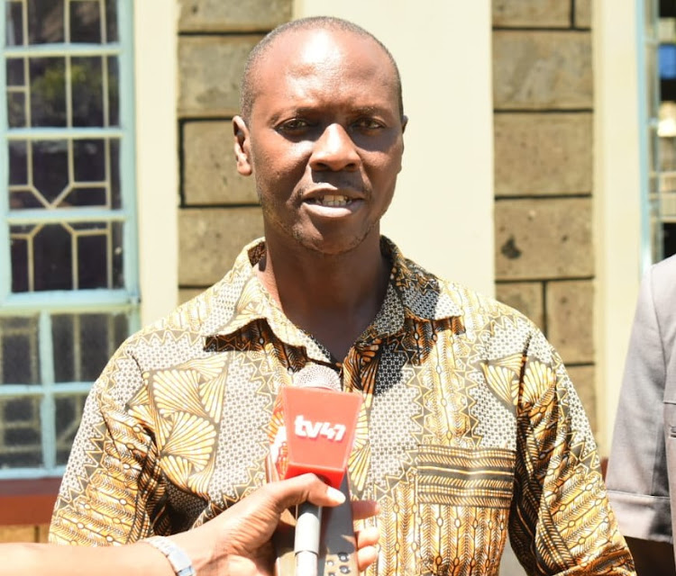 Bungoma County Malaria coordinator Moses Wambusi addressing the press on May,05,2024.