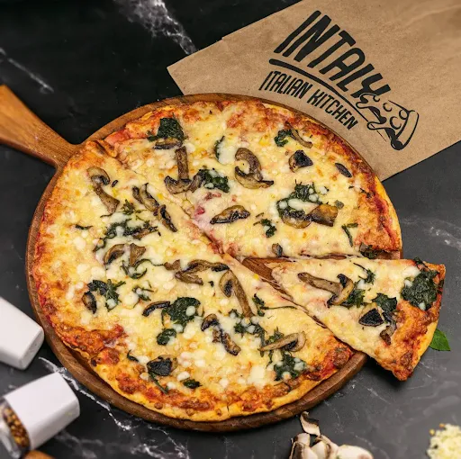 Spinach & Mushroom Pizza [6 Inches]