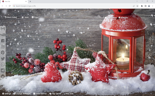 Christmas Wallpaper New Tab