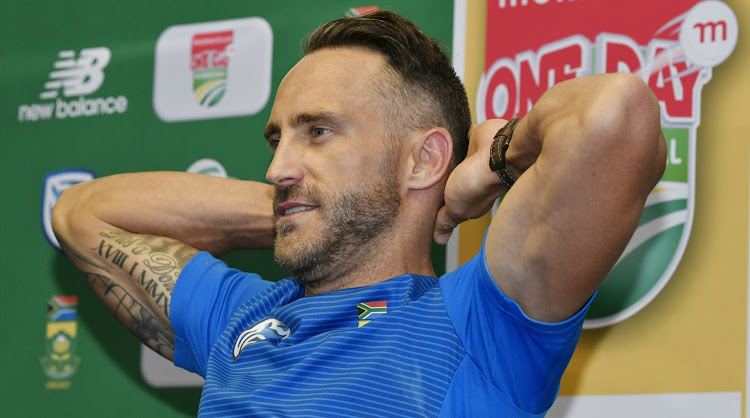 Faf du Plessis has not played an ODI match for the Proteas since the 2019 Cricket World Cup in England.