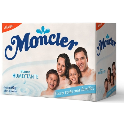Jabon En Barra Moncler Blanco 90Gr  