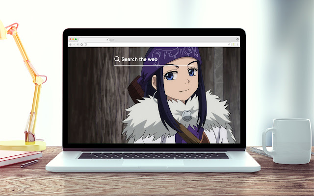 Golden Kamuy New Tab Comic Theme