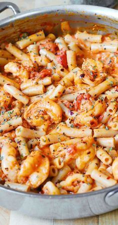 Chicken, Shrimp, Sausage Cajun Pasta