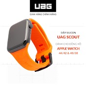 [Mã Elmall51 Giảm 5% Đơn 300K] Dây Silicon Uag Scout Cho Đồng Hồ Apple Watch