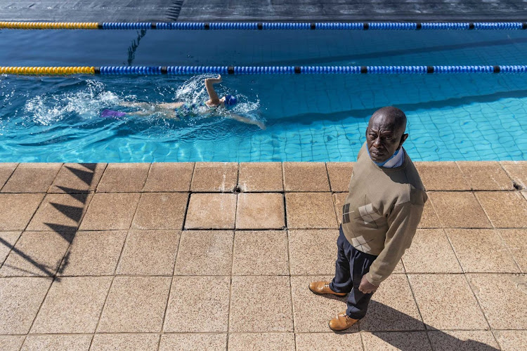 Abel Mokoena, the superintendent of the University of Pretoria’s swimming pool facility, has been working hard for more than 30 years to make sure it stays in pristine condition.