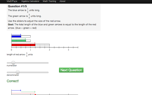 Fraction Puzzle Game