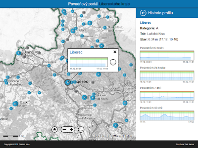Povodňový portál Lbc kraje screenshot 8