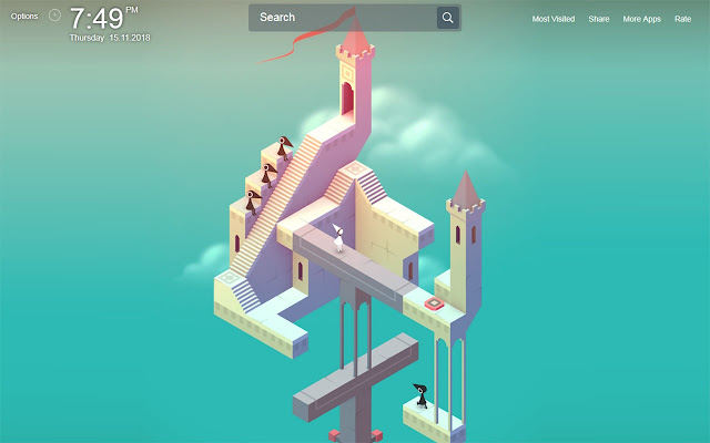 Monument Valley Game Wallpapers New Tab