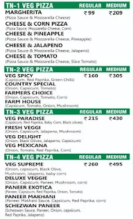 JBR Pizza menu 1