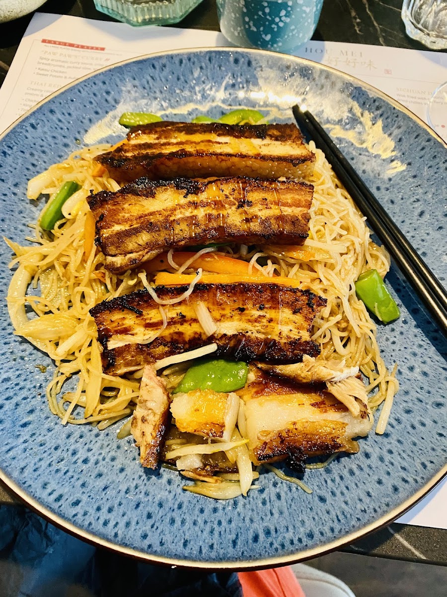 Char Sui Pork with Rice Vermicelli