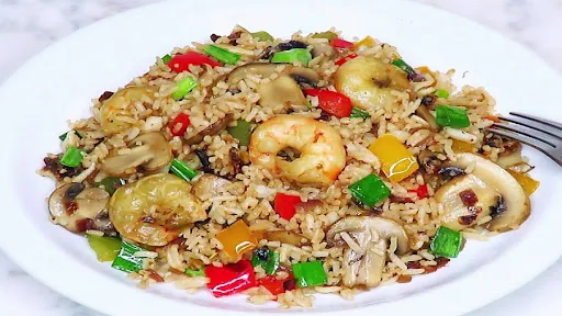 Prawns Mushroom Fried Rice