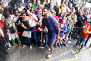 Siya Kolisi during the Rugby World Cup 2019 Champions Tour on November 08, 2019 in Durban, South Africa. 