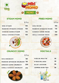 Veg Miki Momo menu 1