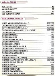 Hotel Sangram Bar And Family Restaurant menu 2