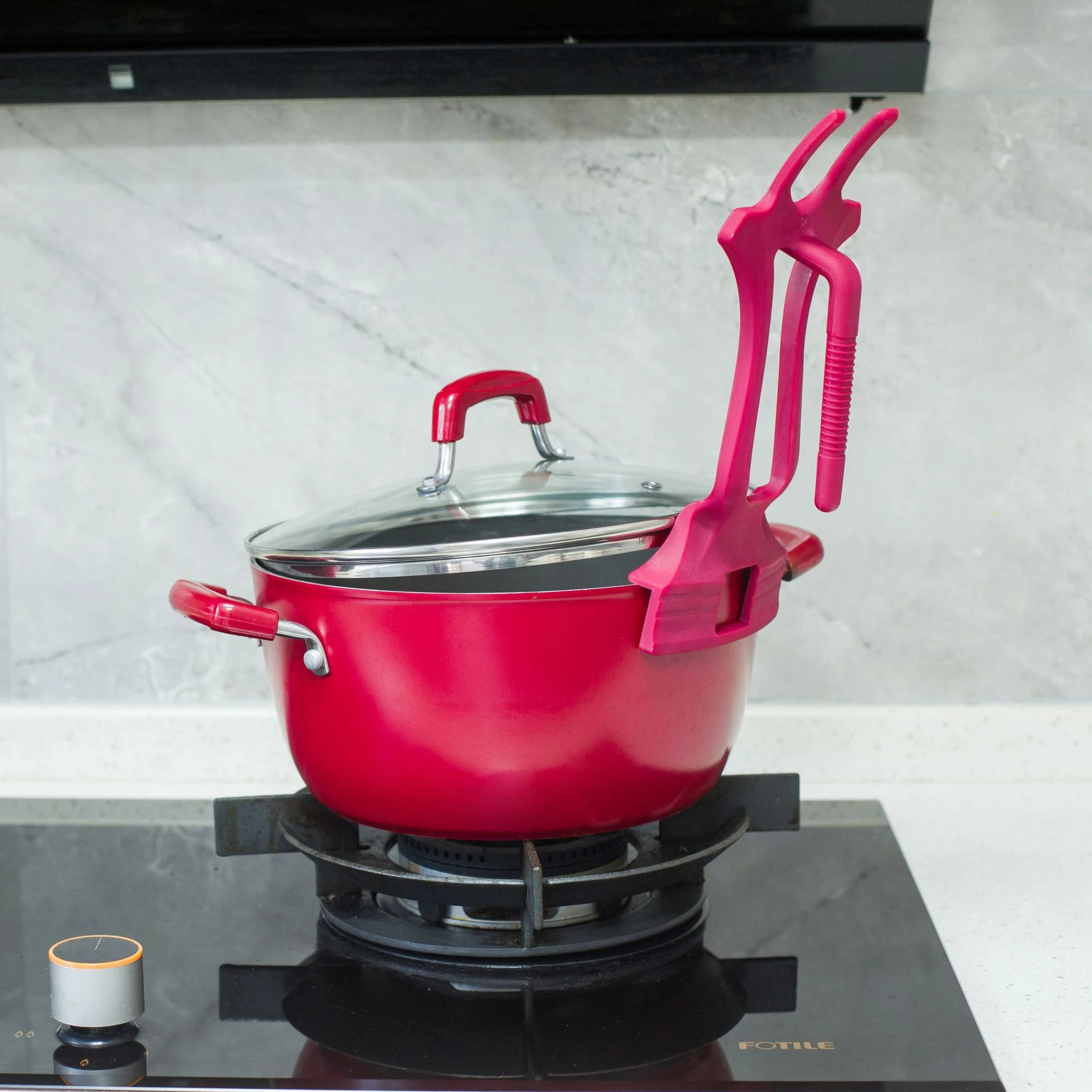 Title 5, Support de couvercle de pot tactile de table gr...