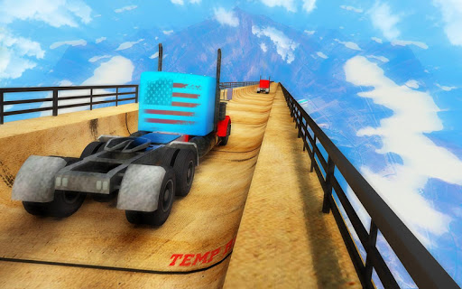 American Mega Ramp Truck Racing Stunts: Impossible