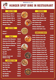 Hunger Spot Dine In Restaurant menu 2