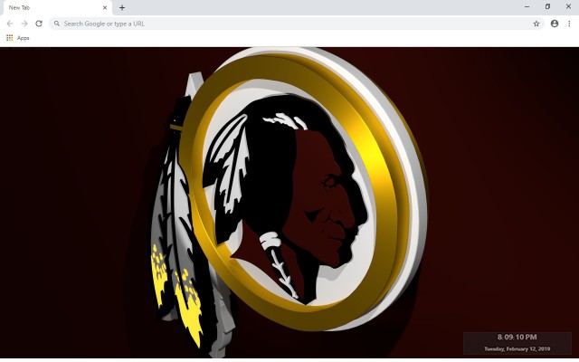 Washington Redskins New Tab