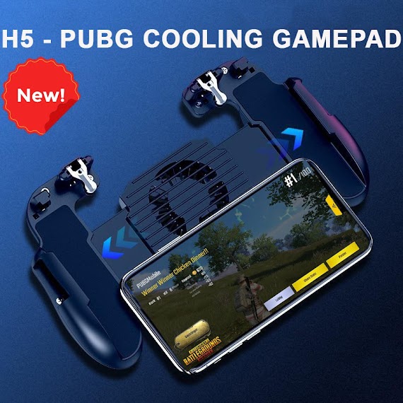 Tay Cầm Chơi Pubg H5 Tản Nhiệt Cho Điện Thoại. (Không Pin)