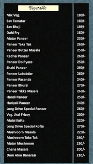 Longdrive menu 6