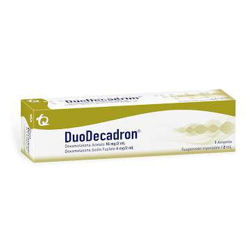 Duo-Decadron Dexametasona 16mg/4g Tecnoquímicas Caja x 1 Ampolla  