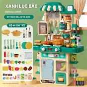 Bộ Đồ Chơi Nhà Bếp Cỡ Lớn Có Nhiều Hiệu Ứng Tỏa Khói Như Thật (48 Pcs)