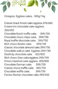 The Cake Deluxe menu 6