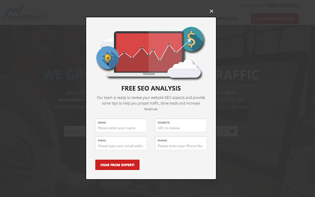 Free SEO Analysis chrome extension