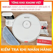 Robot Hút Bụi Lau Nhà Xiaomi Roborock S7 Tặng Phụ Kiện 350.000 Đ – Bản Quốc Tế, Bảo Hành Chính Hãng 12 Tháng, Full Vat