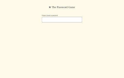The Password - Unblocked & Free