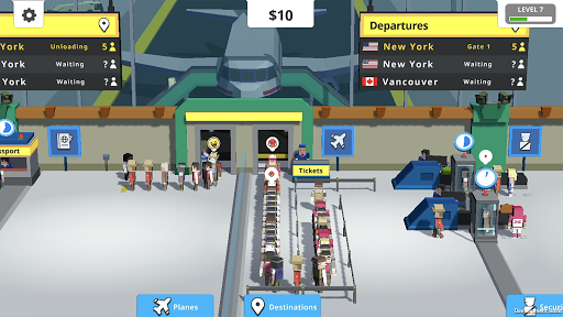 Screenshot Idle Tap Airport