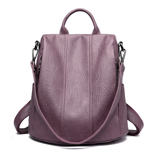 Title 6, All-match soft leather anti-theft multifunction...
