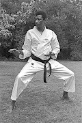 Abdullah Ibrahim practising karate in Denmark in 1974. 