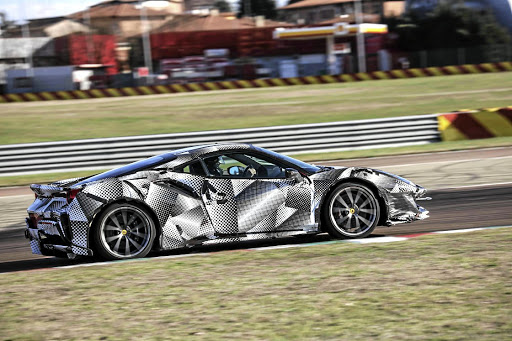 The 488 Pista laps Ferrari’s Fiorano track at a similar time to the La Ferrari hypercar