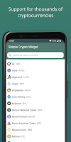 Simple Crypto Widget Screenshot