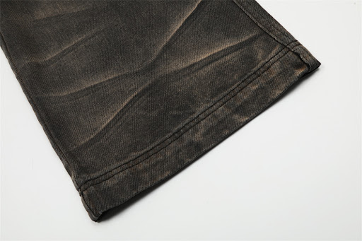 Title 11, Creased Distressed Dirty Jeans for Men. Comfort...