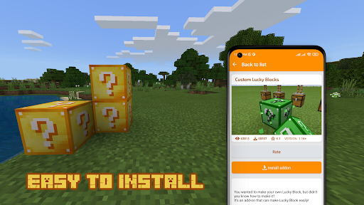 Screenshot Mods Lucky Block for Minecraft