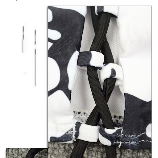 Title 4, Womens Bikini Swimwear Split Tie Dye Tied Blac...