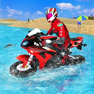 Water Surfer Bike Riding 3D: Water Games  Icon