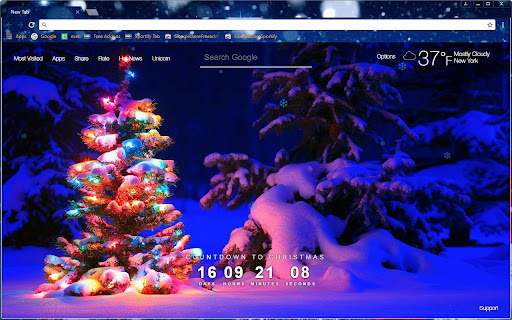 FreeAddon.com - Snow & Winter Theme