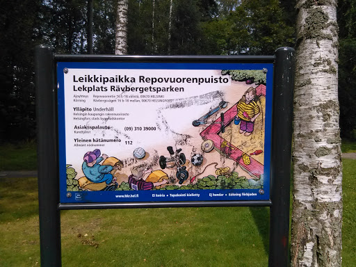 Leikkipaikka Repovuorenpuisto