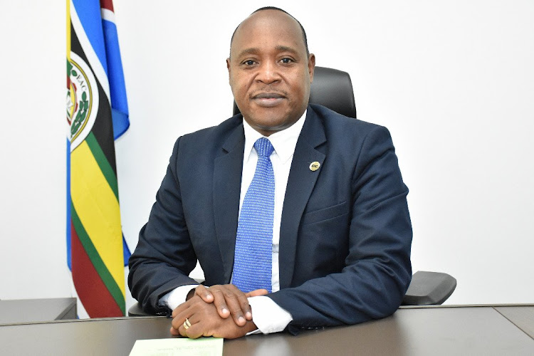 EAC secretary general Peter Mathuki in his Arusha office