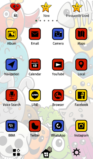 Screenshot Graffiti Characters Theme