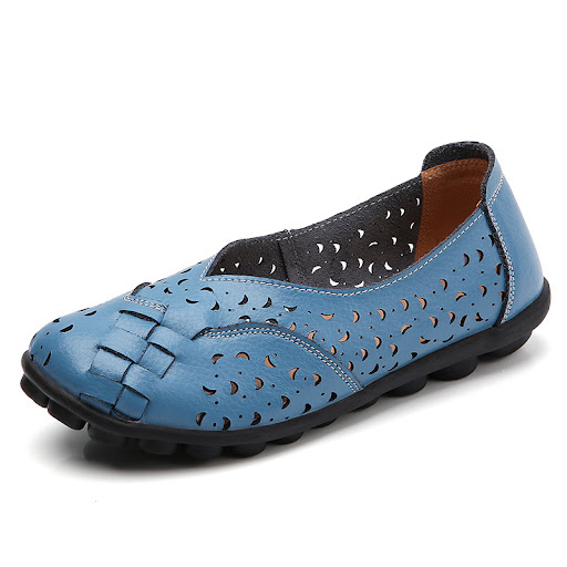 Title 4, Comfortable Hollow Shoes With Leather Soft Sole...