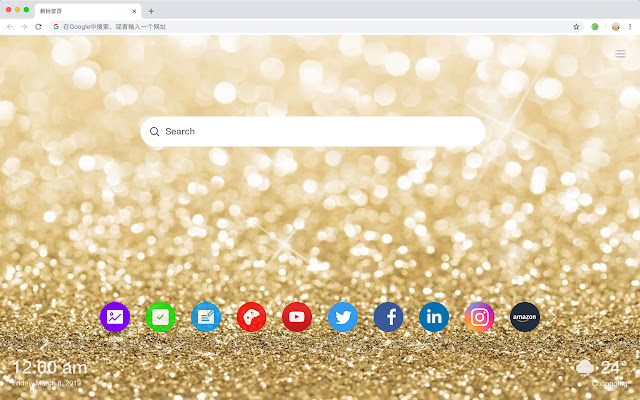 Gold Pop Color HD Wallpapers New Tabs Theme