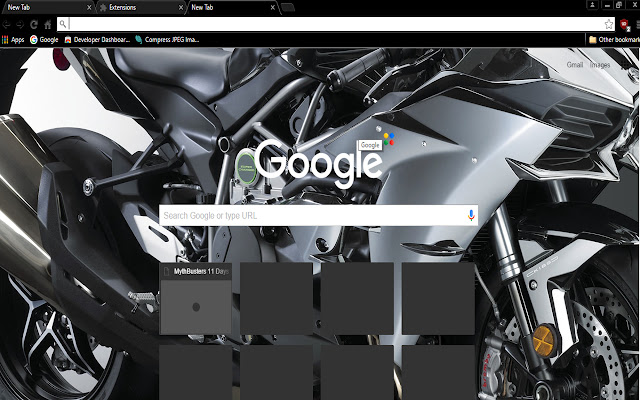 Kawasaki Ninja H2 chrome extension