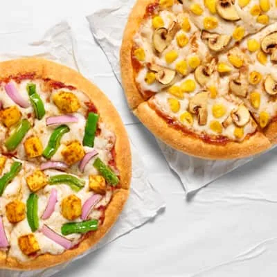 Create Your Flavour Fun Combo - Box Of 2 - Veg Pizza
